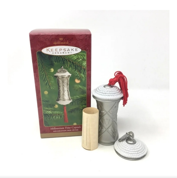 Vintage Other - Hallmark Millennium Time Capsule Year 2000 Keepsake Christmas